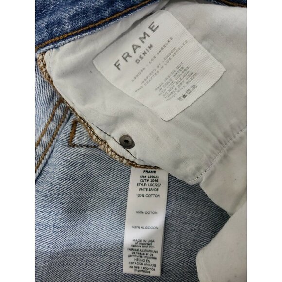 Frame ~Men's Size 28~ Blue Denim London-Los Angeles Distressed Jeans NWT. - Picture 9 of 12